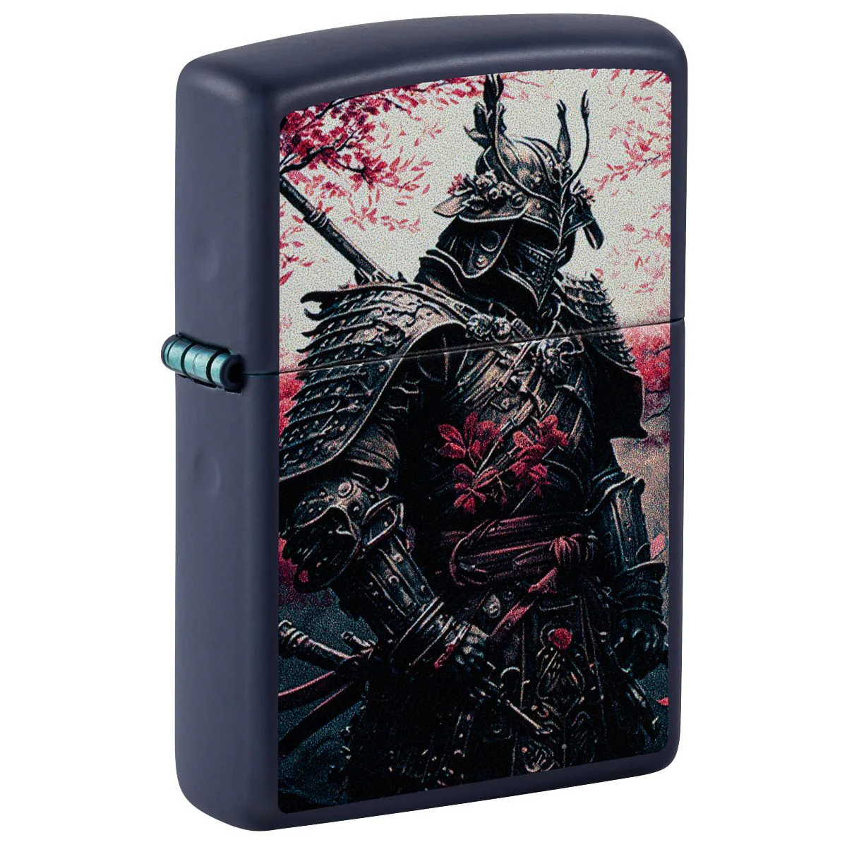 Zippo Lighter: Samurai Warrior - Navy Matte 46624