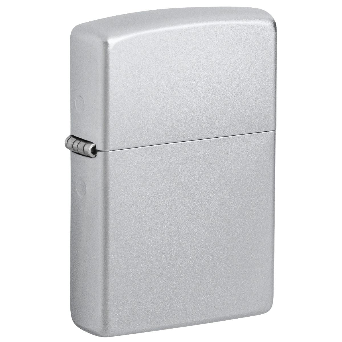 Zippo Lighter: Satin Chrome 205