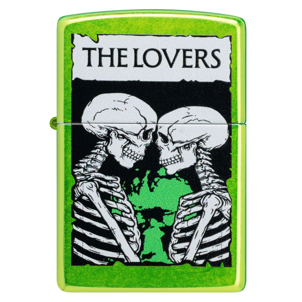 Zippo Lighter: Skeletons, The Lovers - Lurid 47169 - Image 2