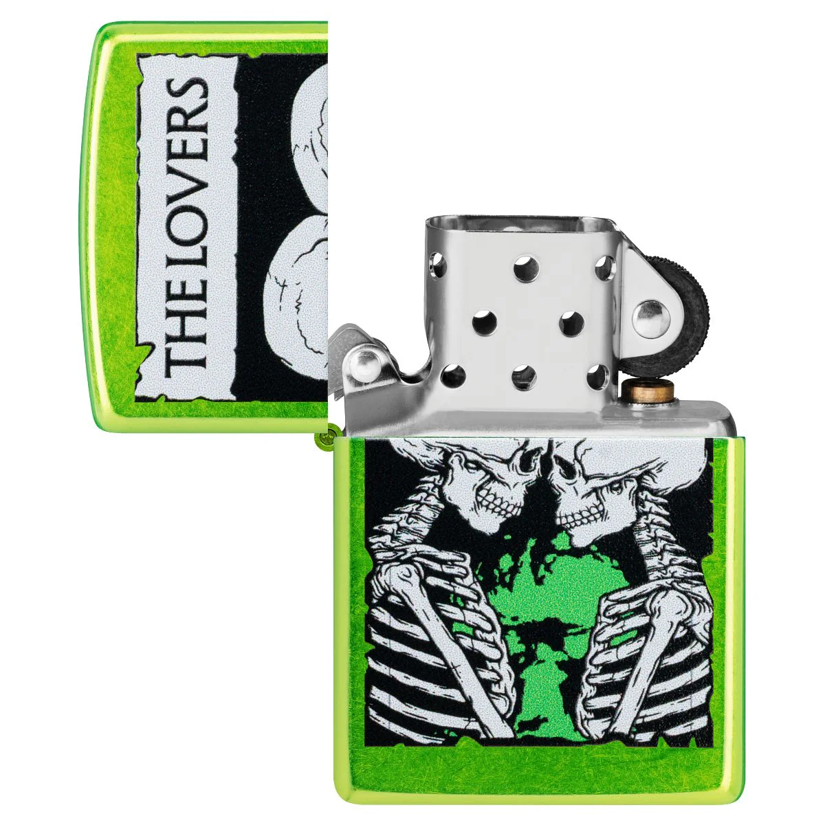 Zippo Lighter: Skeletons, The Lovers - Lurid 47169 - Image 4