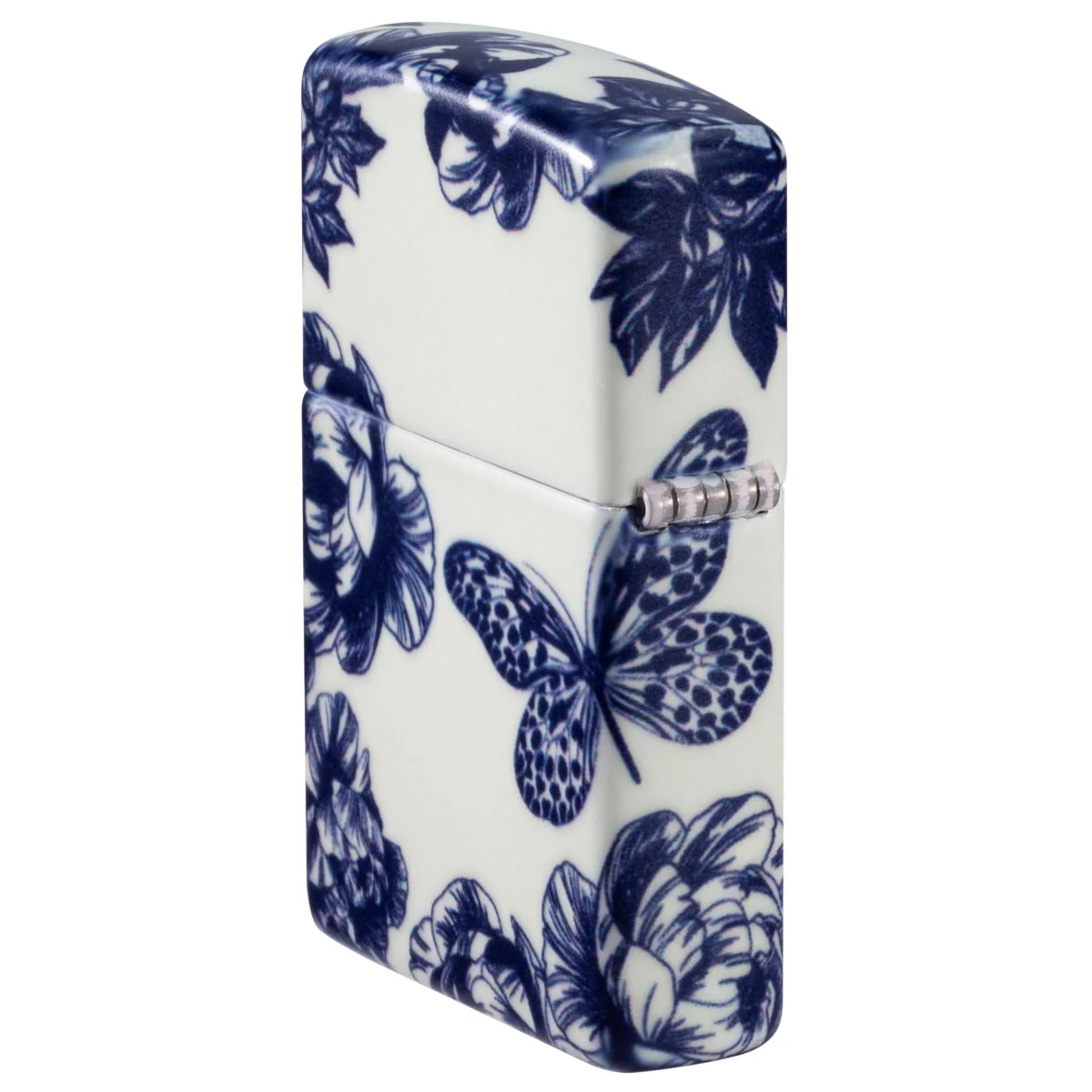 Zippo Lighter: Skull and Flowers, Glow-in-the-Dark - 540 Color 46037 - Image 4
