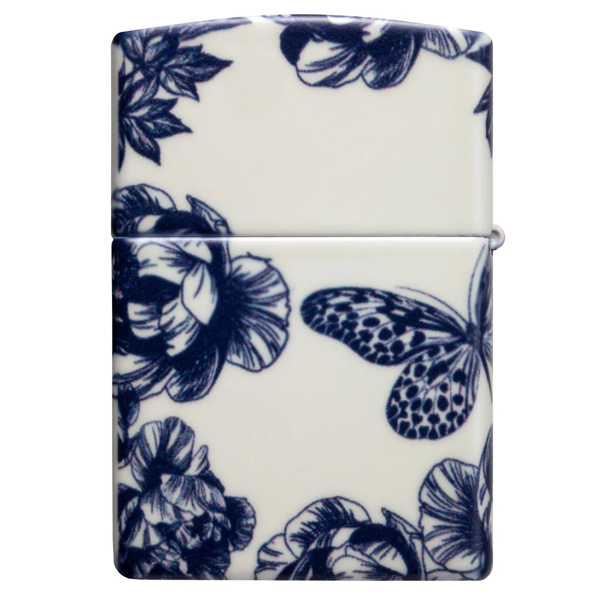 Zippo Lighter: Skull and Flowers, Glow-in-the-Dark - 540 Color 46037 - Image 5