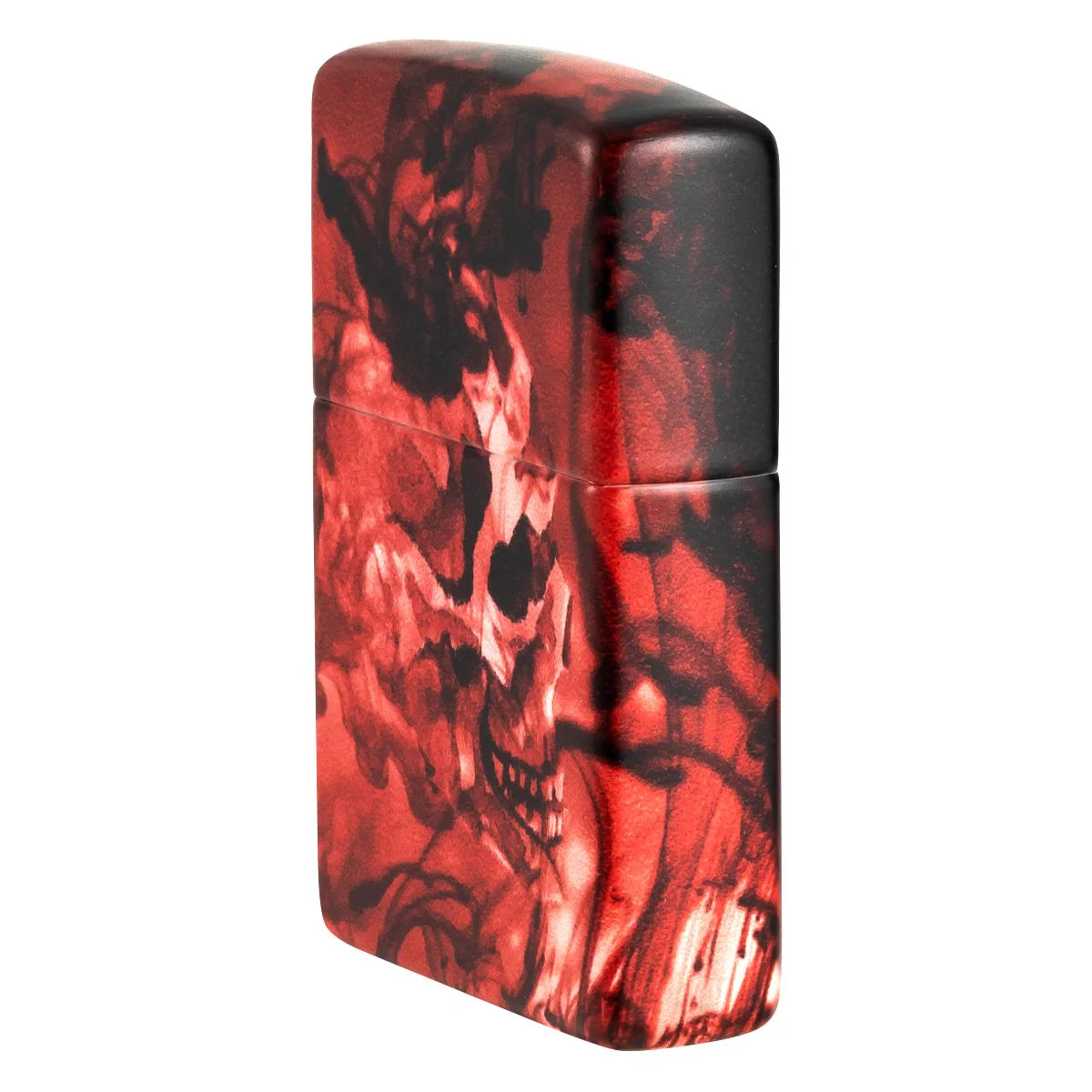 Zippo Lighter: Skull with Red Design, 540 Color - 540 Matte 48772 - Image 3