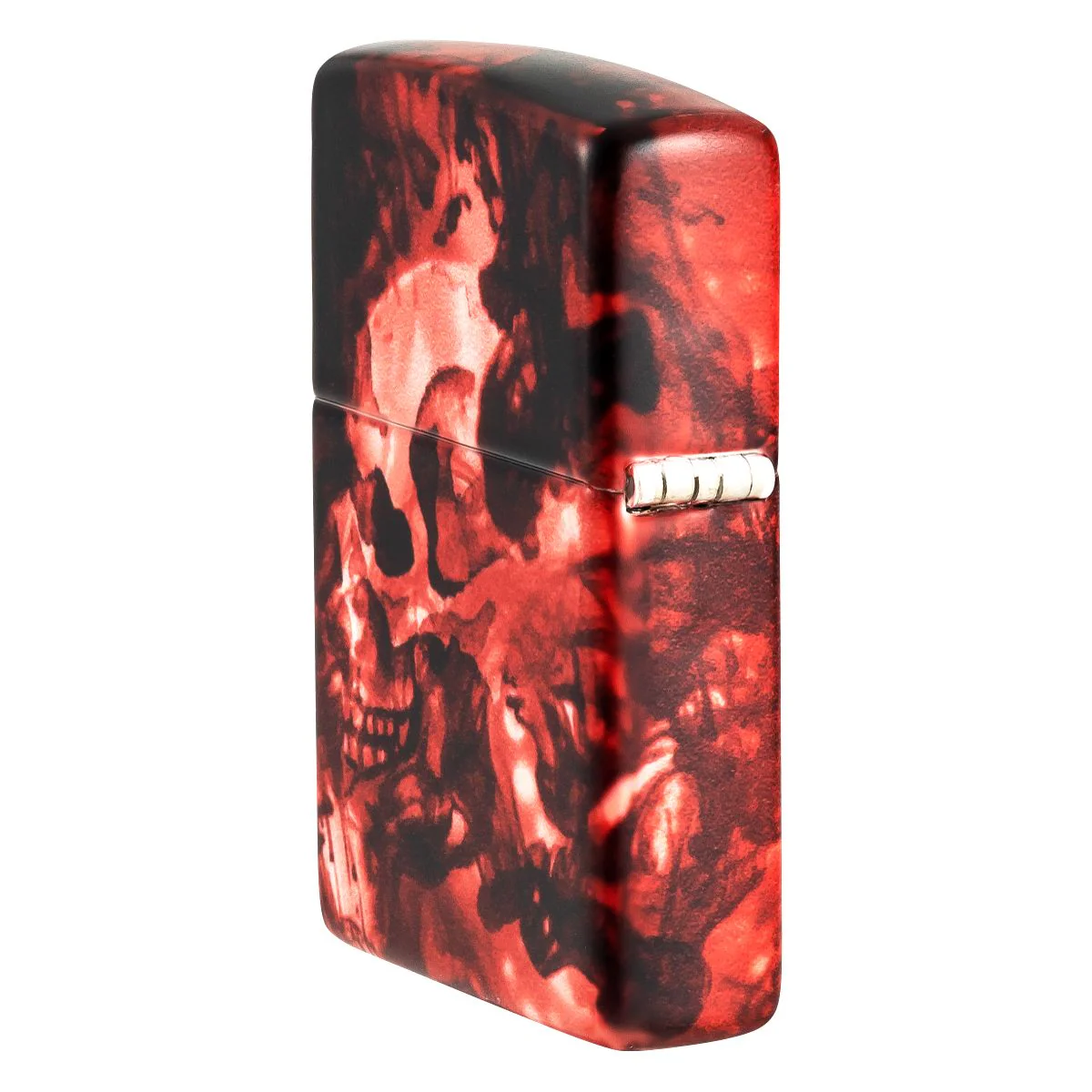 Zippo Lighter: Skull with Red Design, 540 Color - 540 Matte 48772 - Image 4