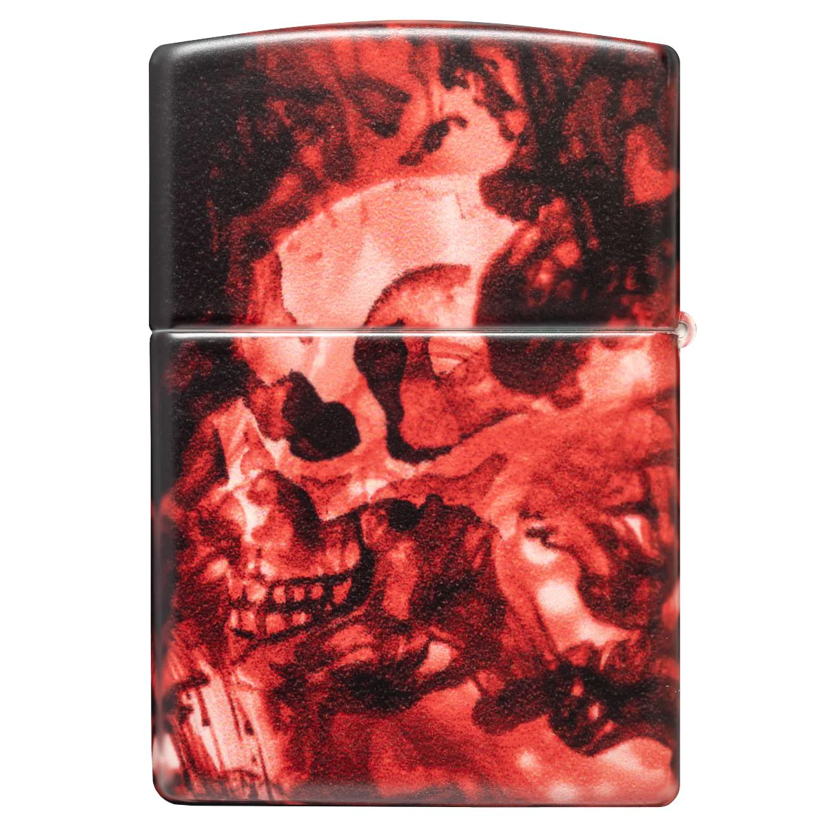 Zippo Lighter: Skull with Red Design, 540 Color - 540 Matte 48772 - Image 5