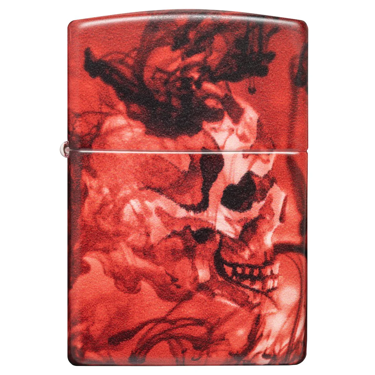 Zippo Lighter: Skull with Red Design, 540 Color - 540 Matte 48772 - Image 6