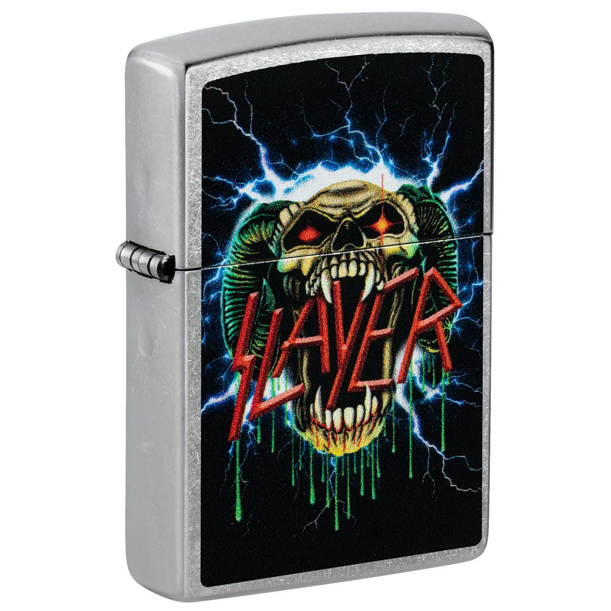 Zippo Lighter: Slayer Design - Street Chrome 47222