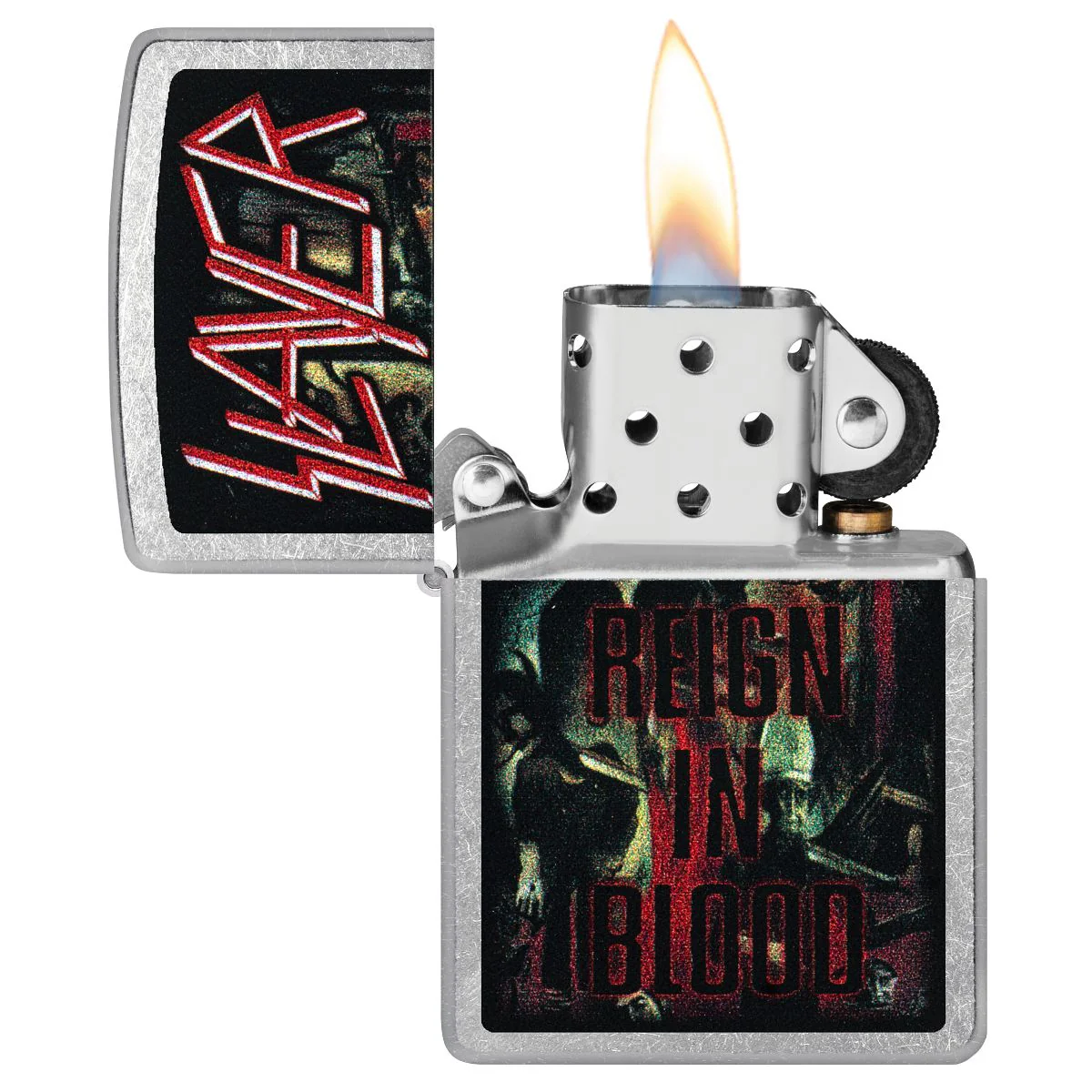 Zippo Lighter: Slayer, Reign in Blood - Street Chrome 47221 - Image 3