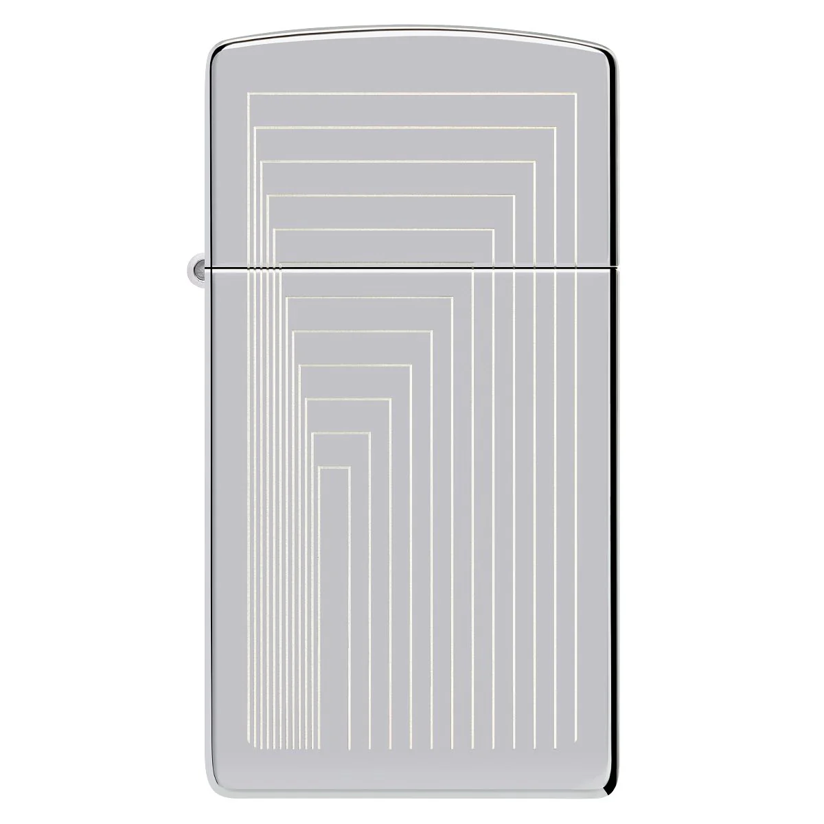 Zippo Lighter: Slim, Engraved Pattern - High Polish Chrome 46706 - Image 2
