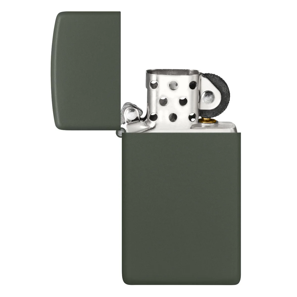 Zippo Lighter: Slim - Green Matte 1627 - Image 4