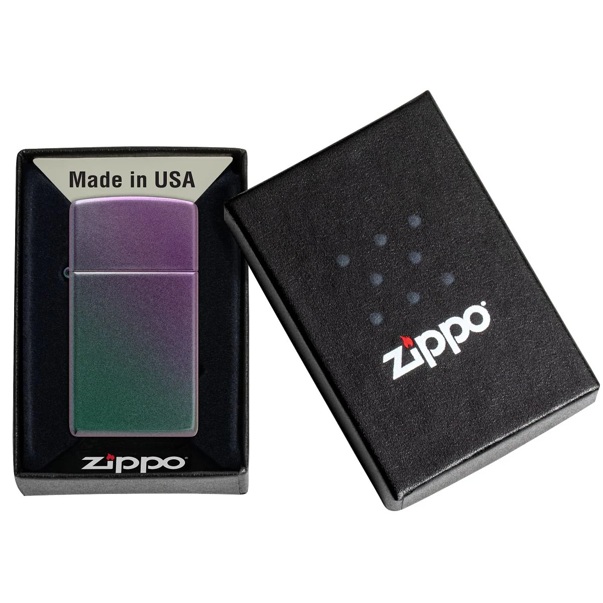 Zippo Lighter: Slim - Iridescent 49267 - Image 6