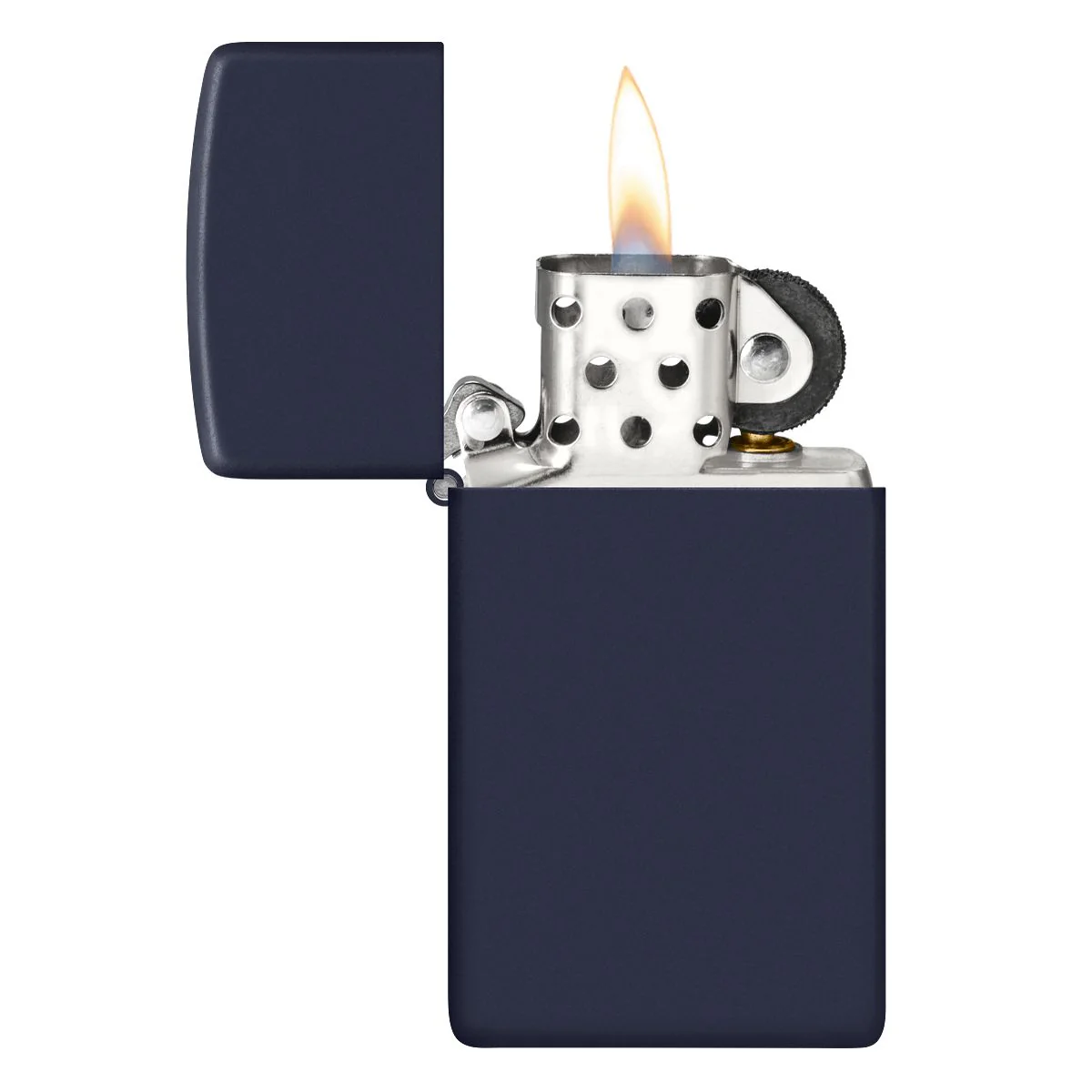 Zippo Lighter: Slim - Navy Blue Matte 1639 - Image 3