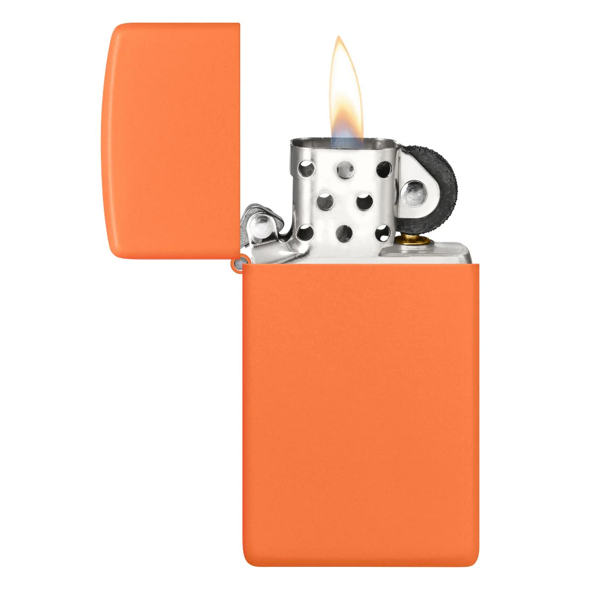 Zippo Lighter: Slim - Orange Matte 1631 - Image 3