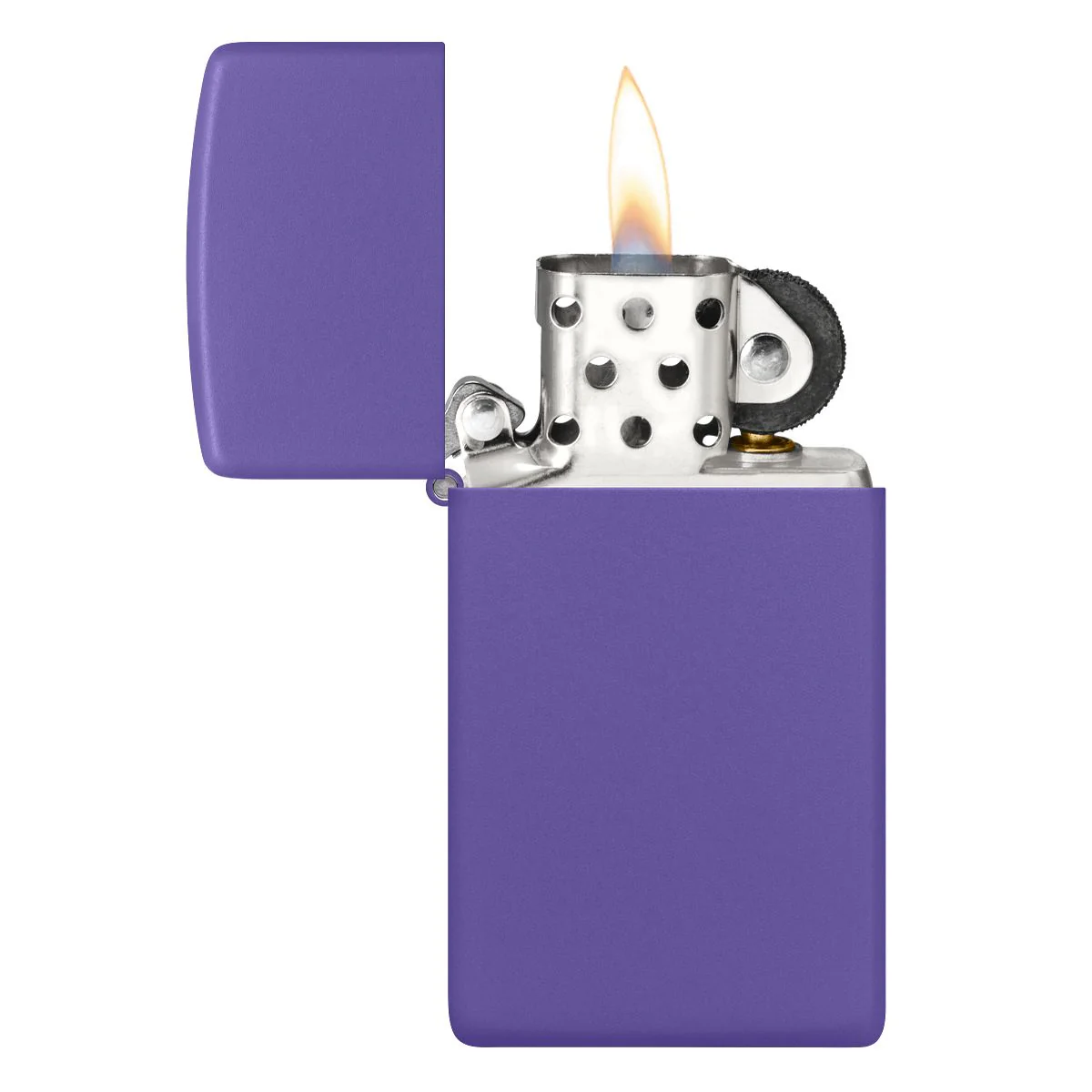 Zippo Lighter: Slim - Purple Matte 1637 - Image 3