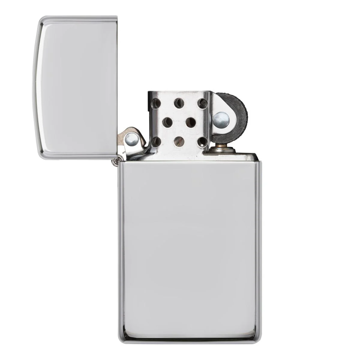 Zippo Lighter: Slim, Solid Sterling Silver - High Polish 1500 - Image 4