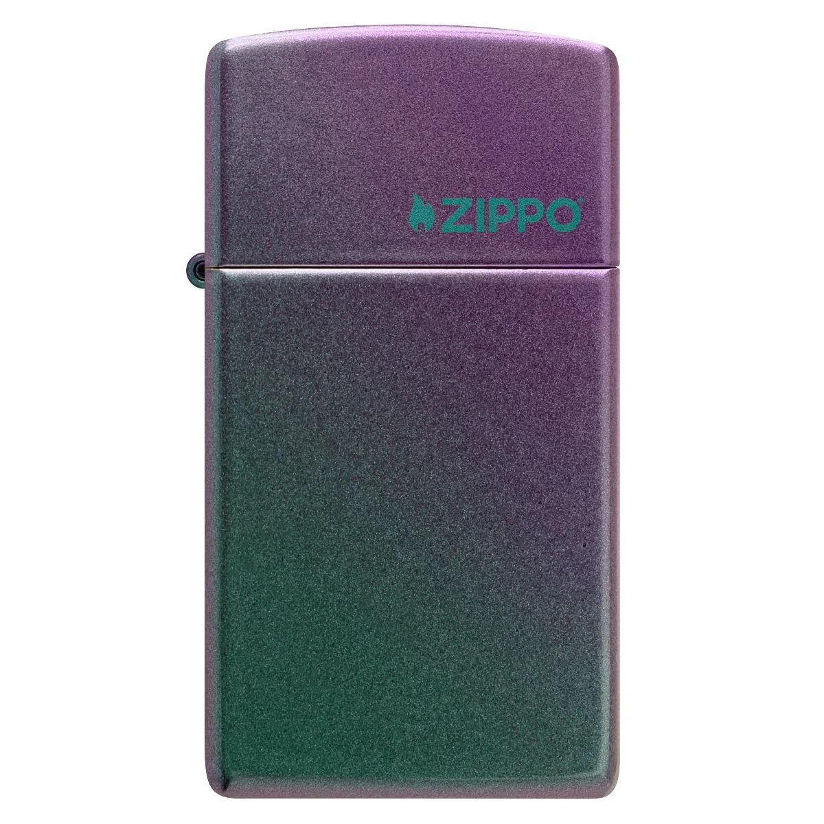 Zippo Lighter: Slim, Zippo Logo - Iridescent 49267ZL - Image 2