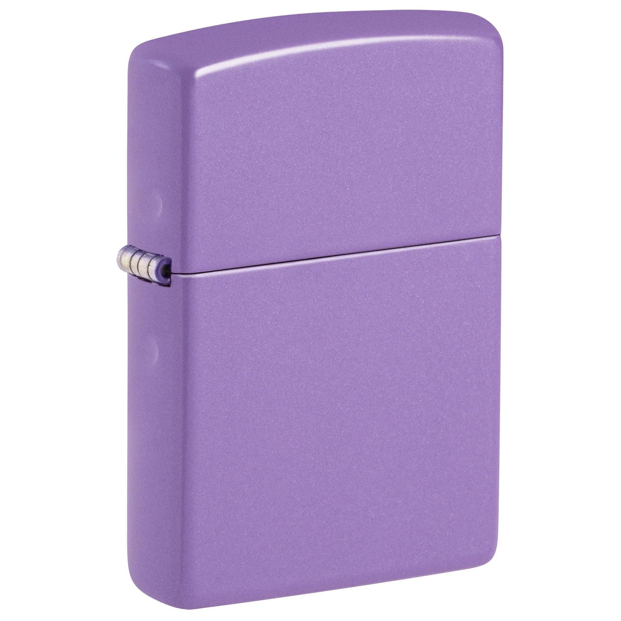 Zippo Lighter: Smokey Lavender Matte - 46681