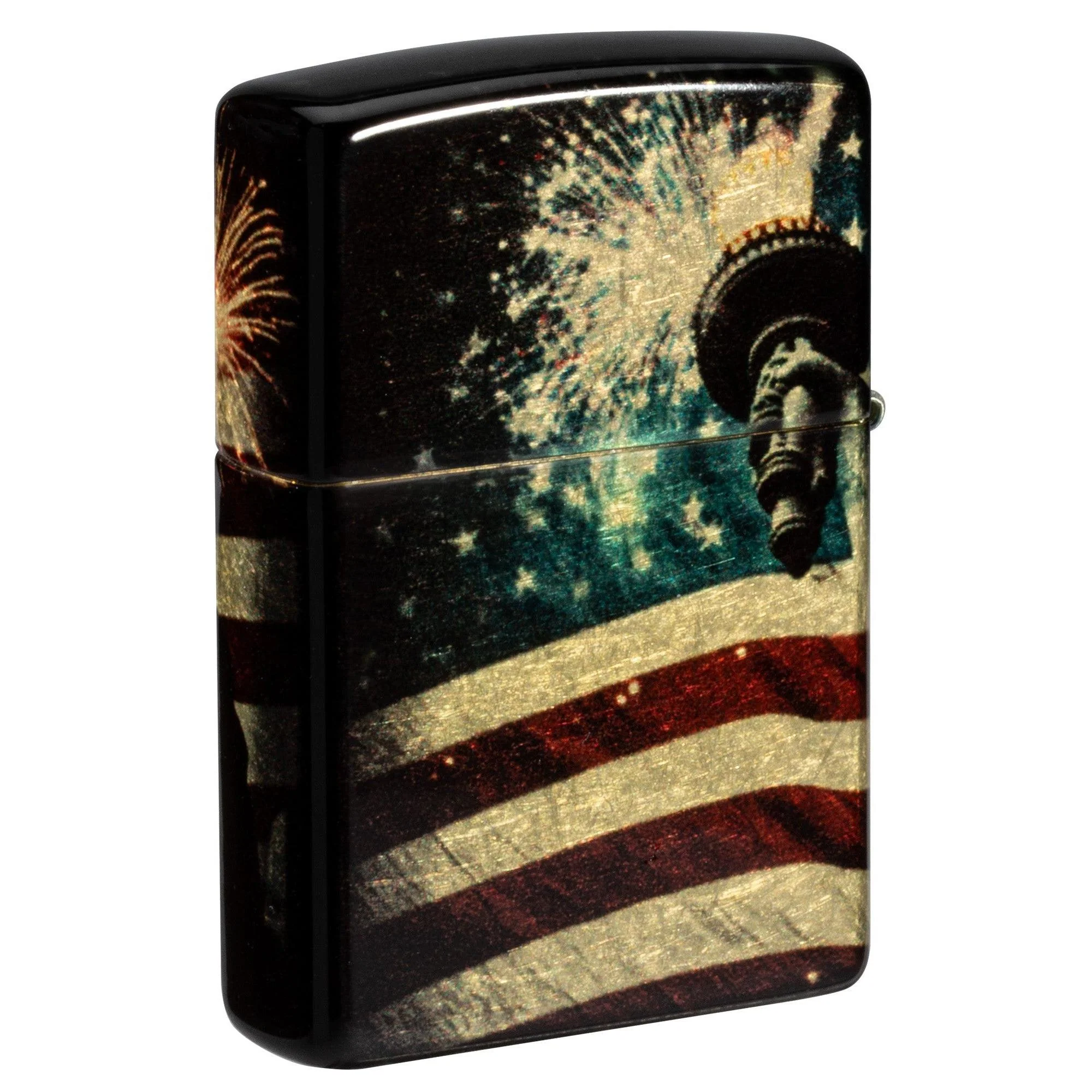 Zippo Lighter: Statue of Liberty and Fireworks - 540 Fusion 81557 - Image 2