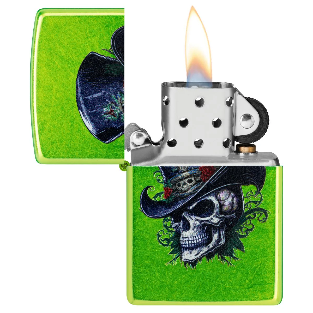 Zippo Lighter: Steampunk Skeleton - Lurid 46709 - Image 3