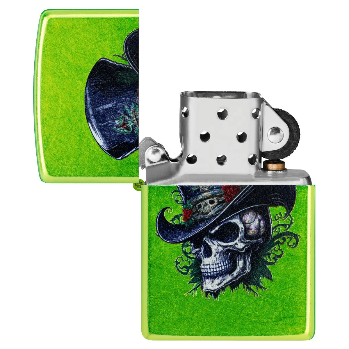 Zippo Lighter: Steampunk Skeleton - Lurid 46709 - Image 4