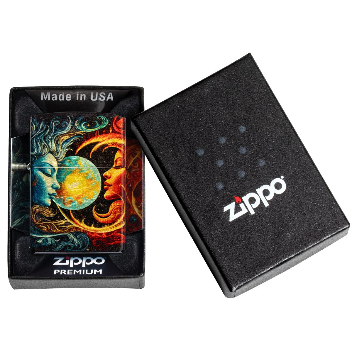 Zippo Lighter: Sun and Moon Design - 540 Fusion 46563 - Image 10