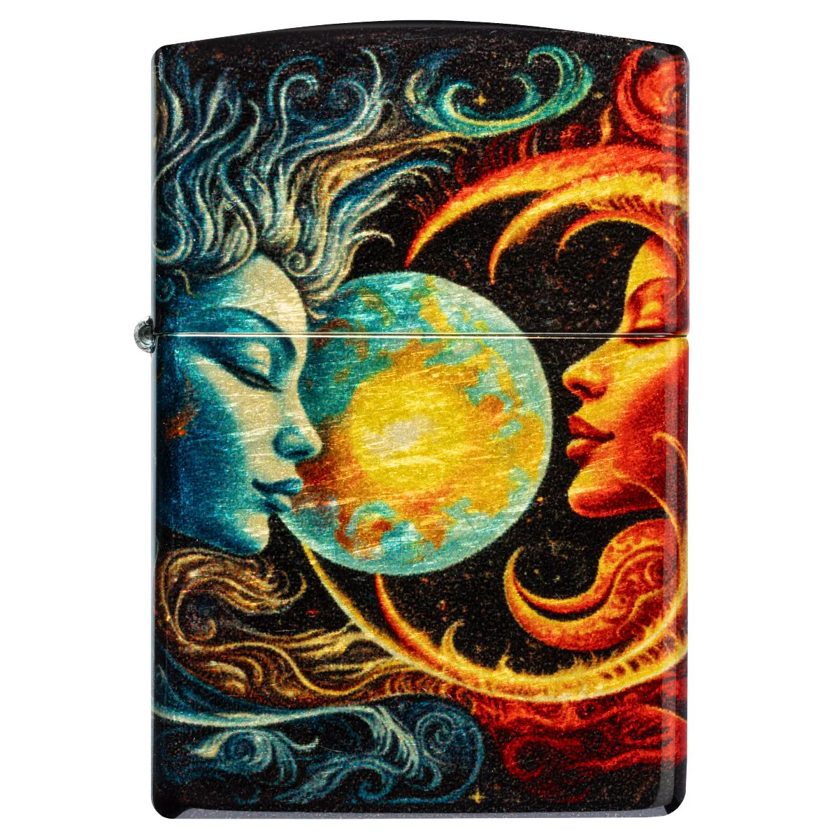 Zippo Lighter: Sun and Moon Design - 540 Fusion 46563 - Image 6