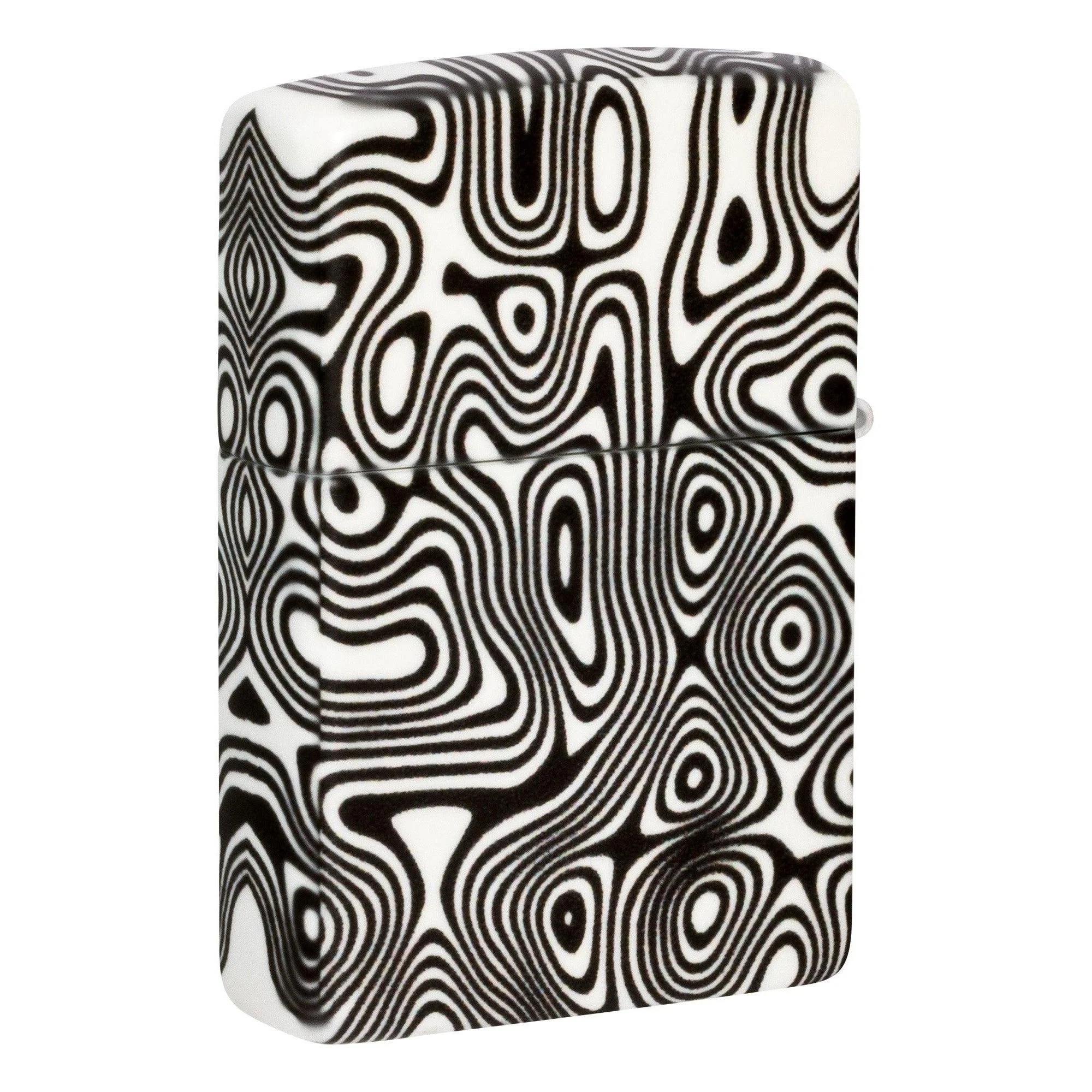 Zippo Lighter: Swirl Design, 540 Color - Glow-in-the-Dark Green 46012 - Image 2