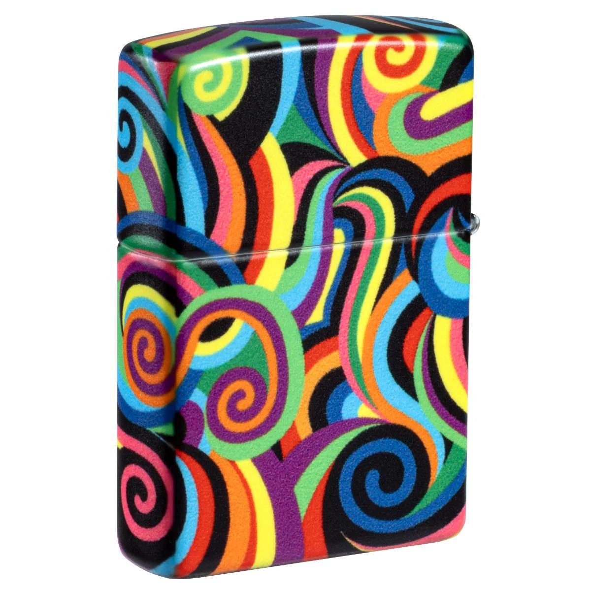 Zippo Lighter: Swirl Pattern by Rick Rietveld - Glow-in-the-Dark 46491 - Image 2