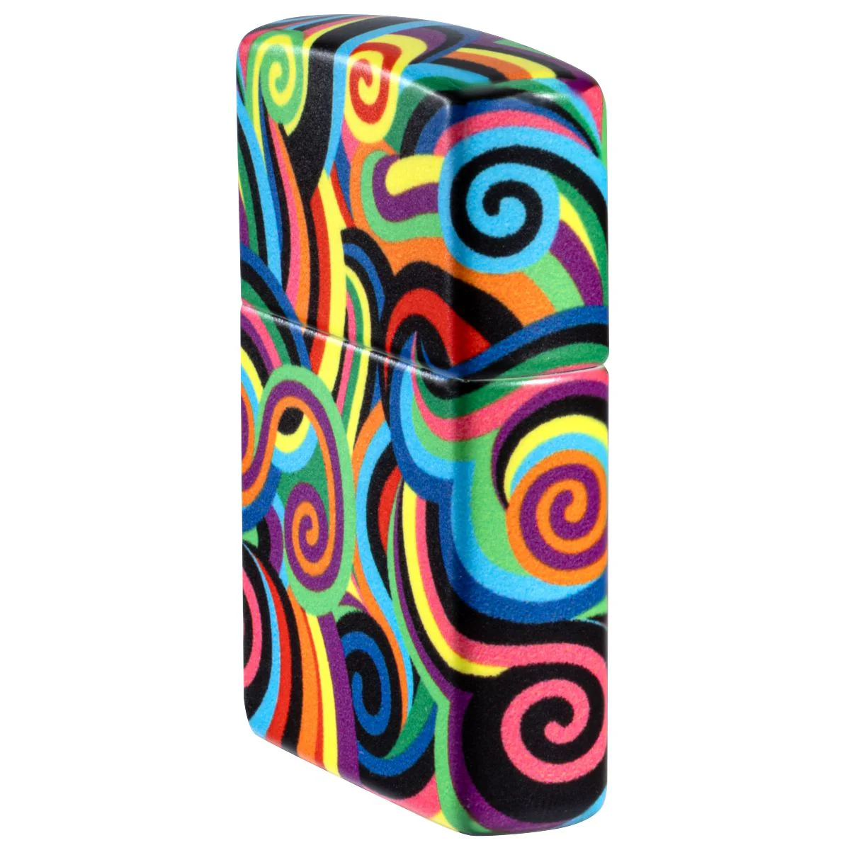 Zippo Lighter: Swirl Pattern by Rick Rietveld - Glow-in-the-Dark 46491 - Image 3