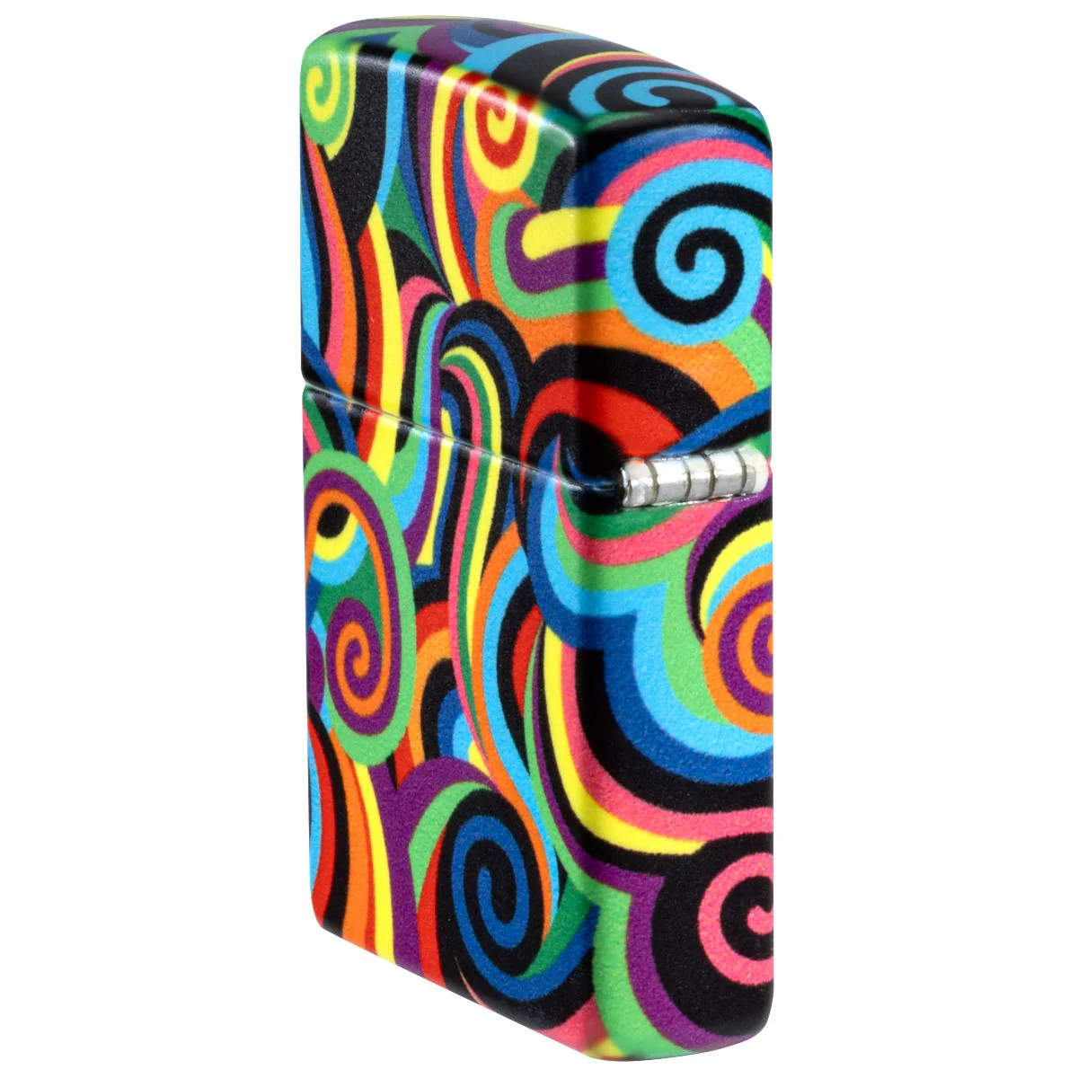 Zippo Lighter: Swirl Pattern by Rick Rietveld - Glow-in-the-Dark 46491 - Image 4
