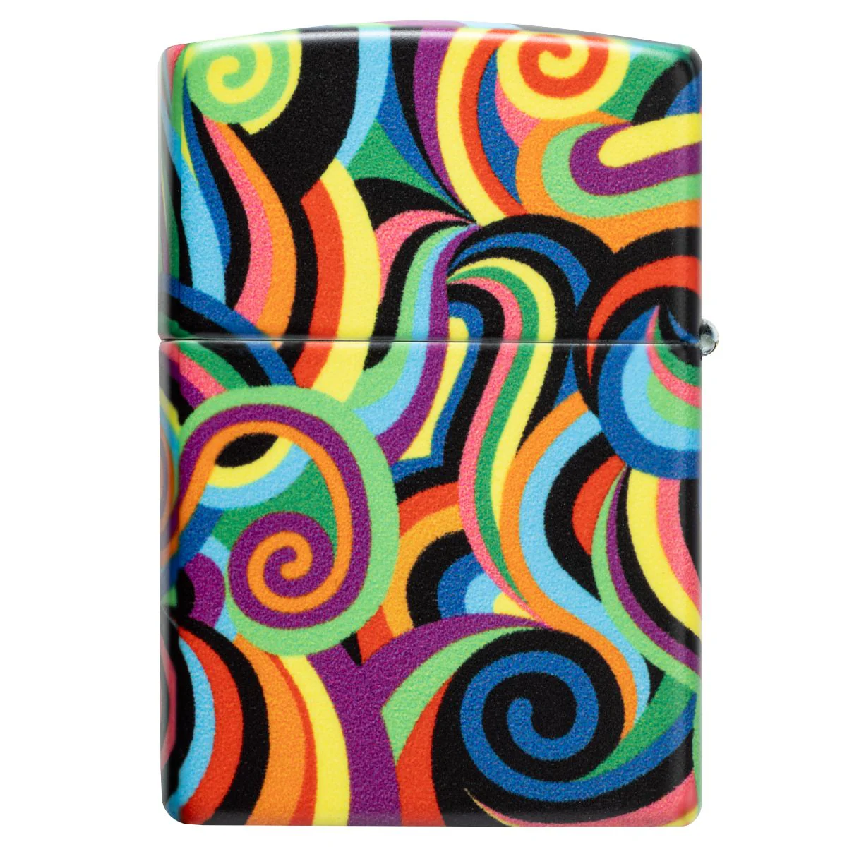Zippo Lighter: Swirl Pattern by Rick Rietveld - Glow-in-the-Dark 46491 - Image 5