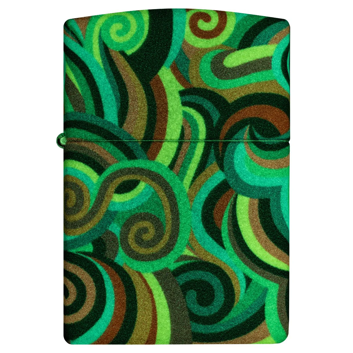 Zippo Lighter: Swirl Pattern by Rick Rietveld - Glow-in-the-Dark 46491 - Image 6