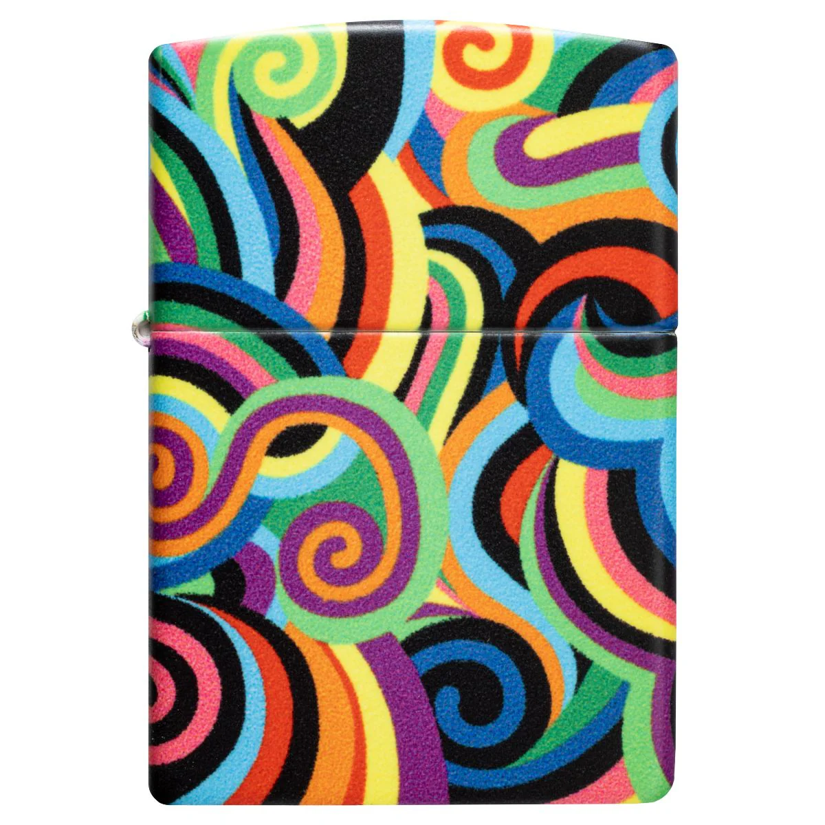 Zippo Lighter: Swirl Pattern by Rick Rietveld - Glow-in-the-Dark 46491 - Image 7