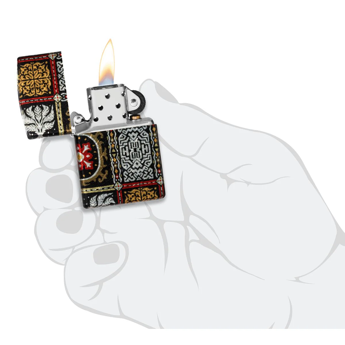 Zippo Lighter: Tapestry Pattern - 540 Fusion 46146 - Image 9