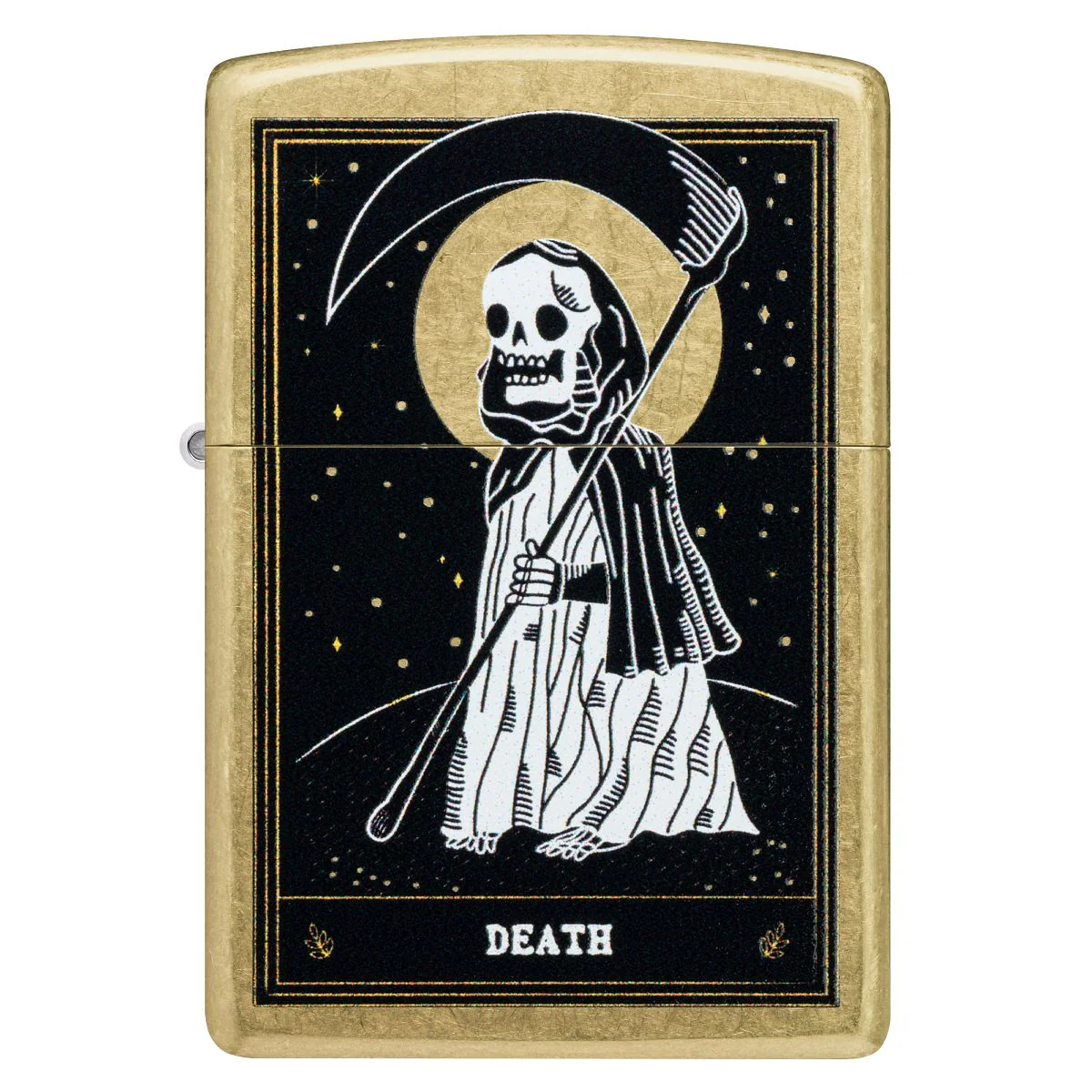 Zippo Lighter: Tarot Death Card Design - Street Brass 46722 - Image 2
