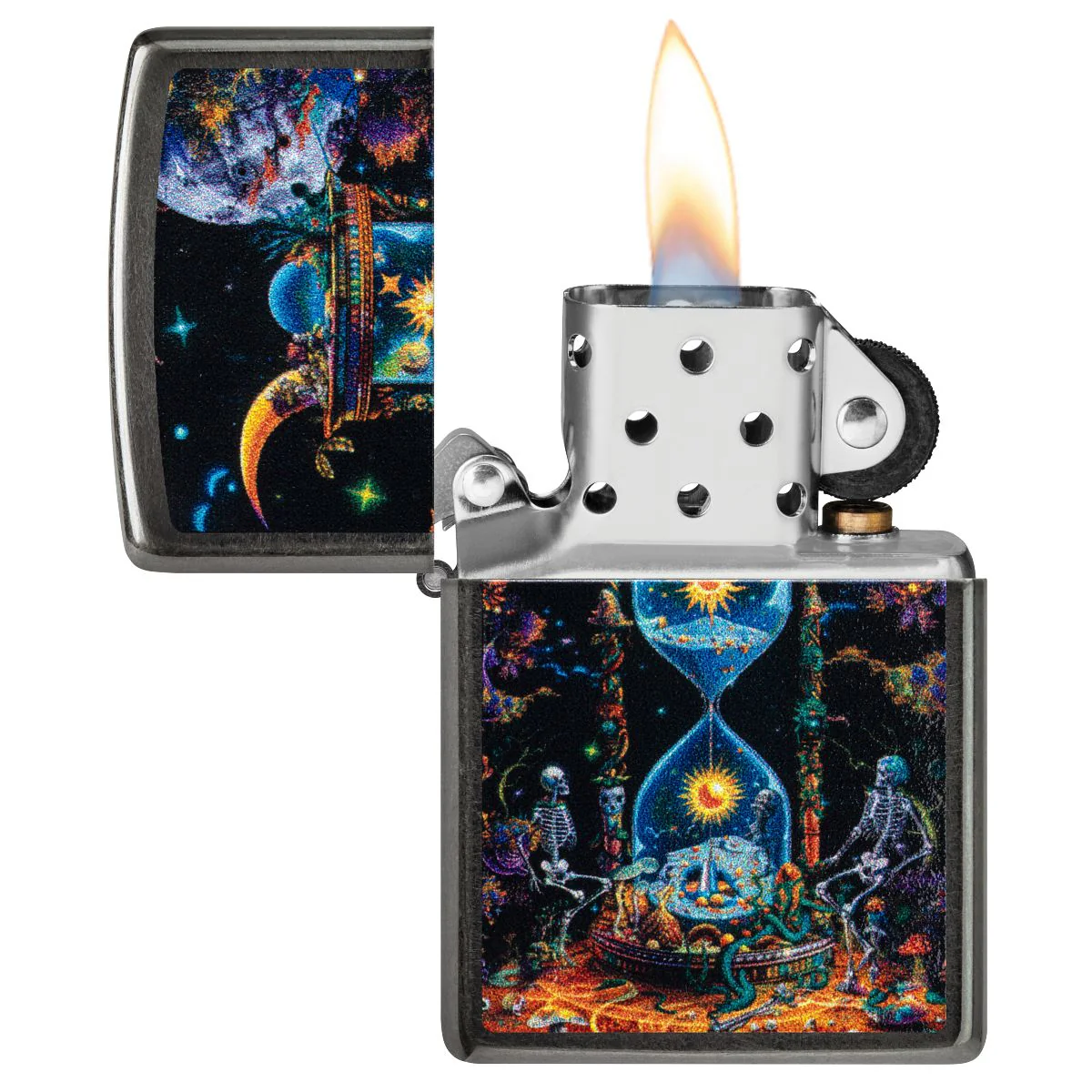 Zippo Lighter: The Sands of Time - Grey 46873 - Image 3