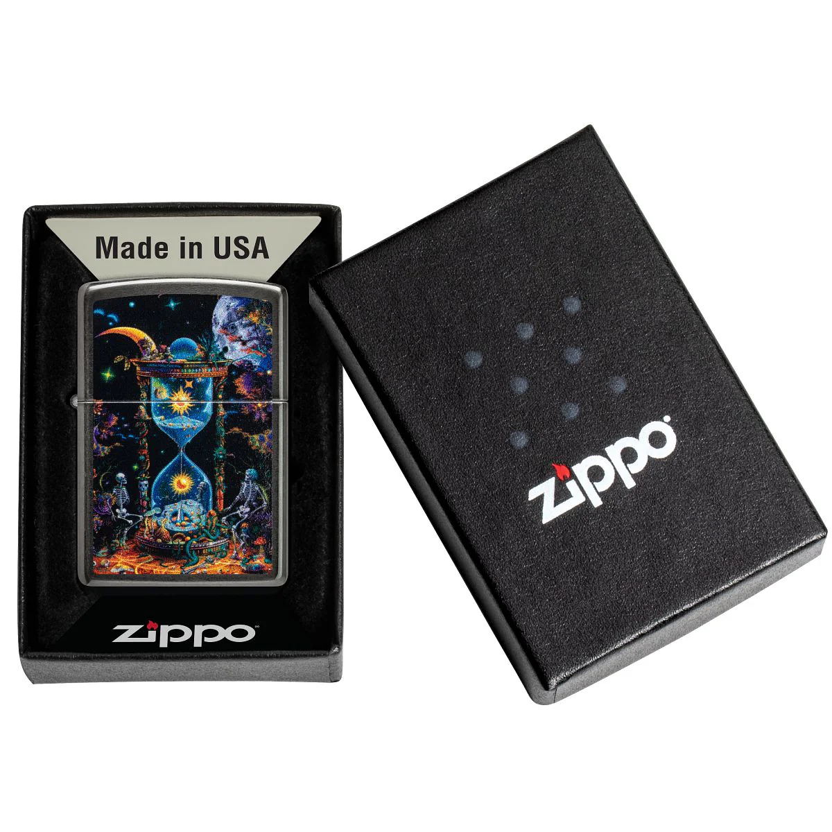 Zippo Lighter: The Sands of Time - Grey 46873 - Image 6