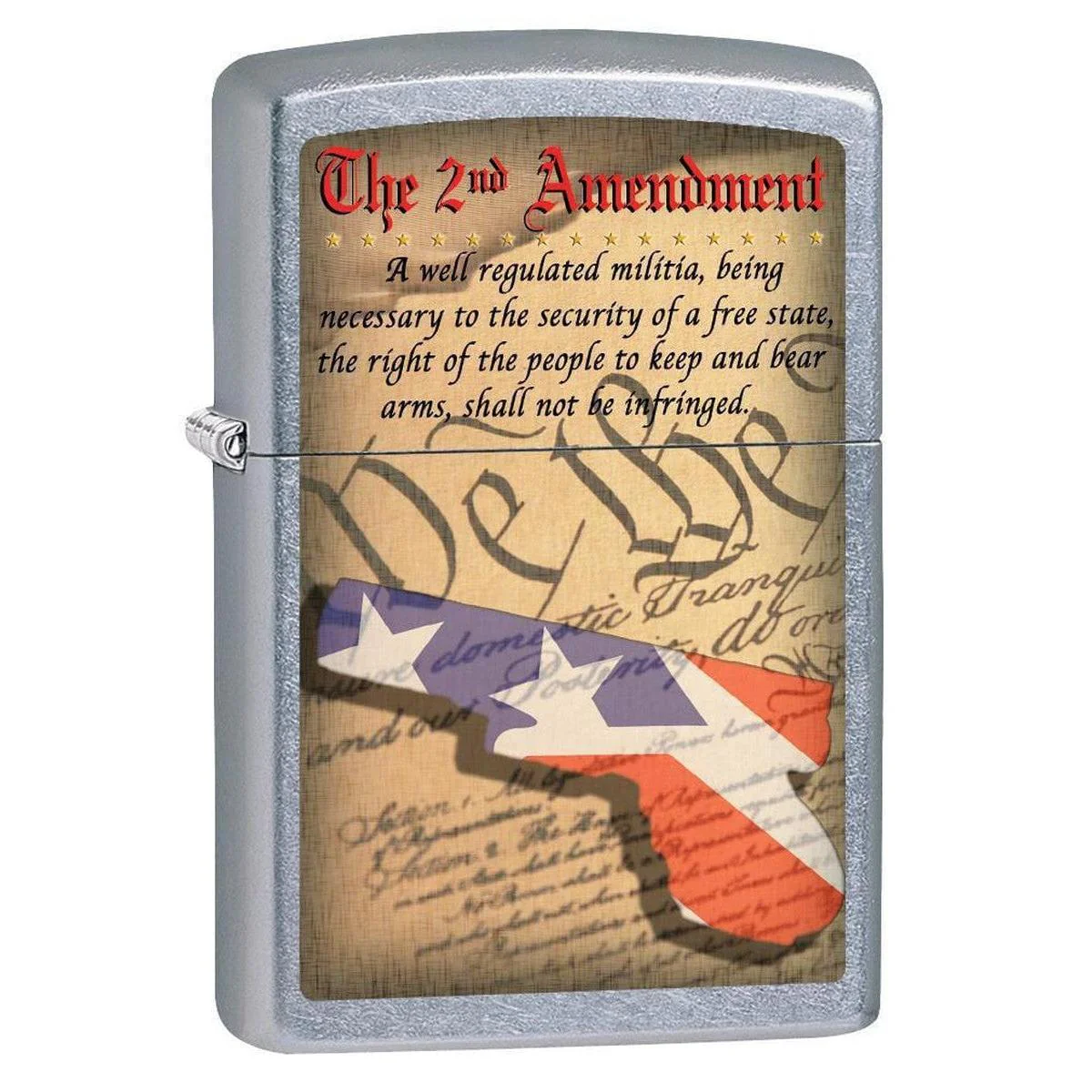 Zippo Lighter: The Second Amendment Rights - Street Chrome 78711