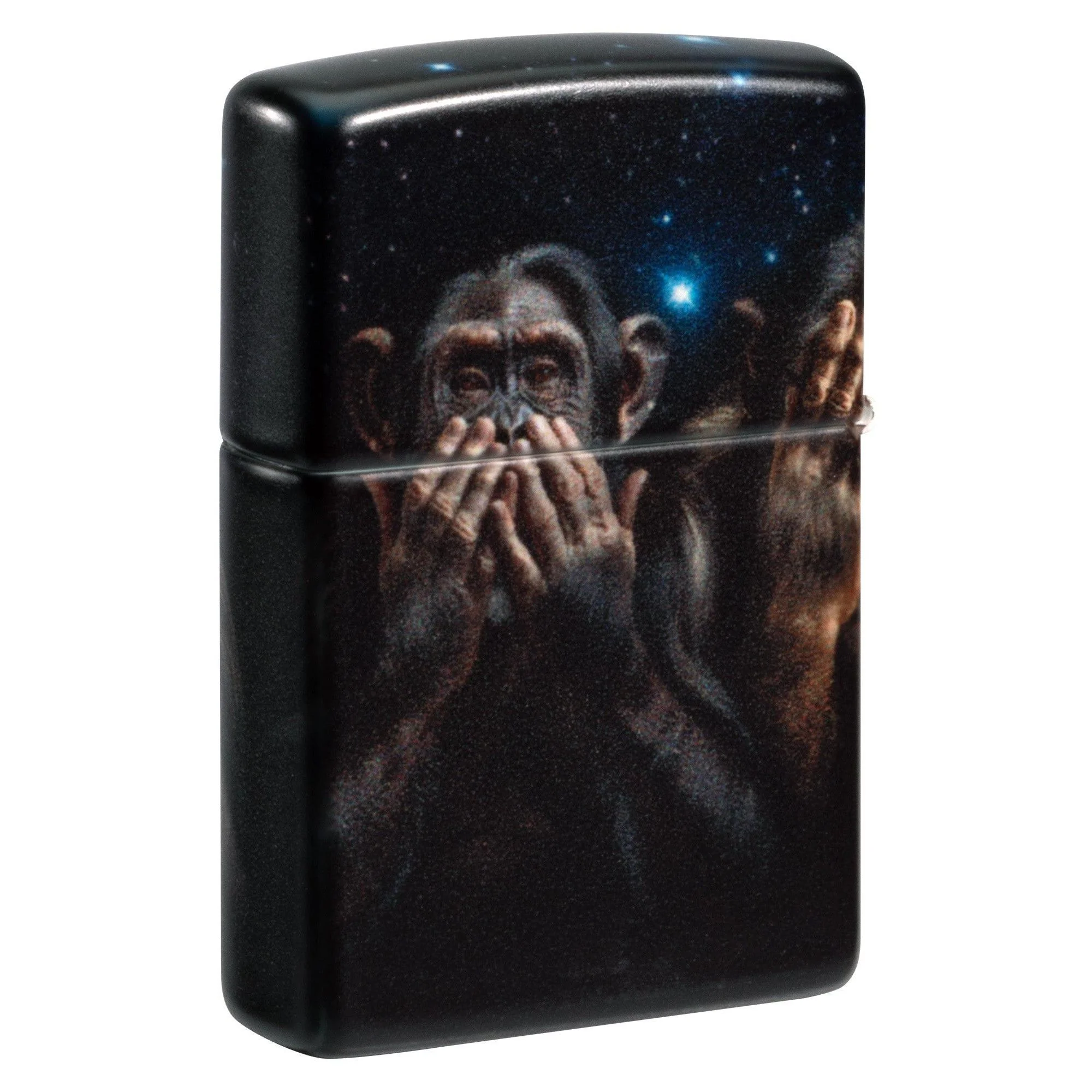 Zippo Lighter: Three Monkeys - 540 Color 81648 - Image 2