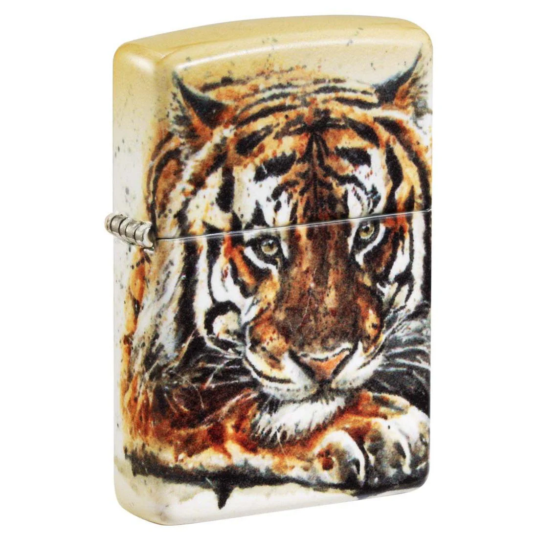 Zippo Lighter: Tiger Design - 540 Color 81294