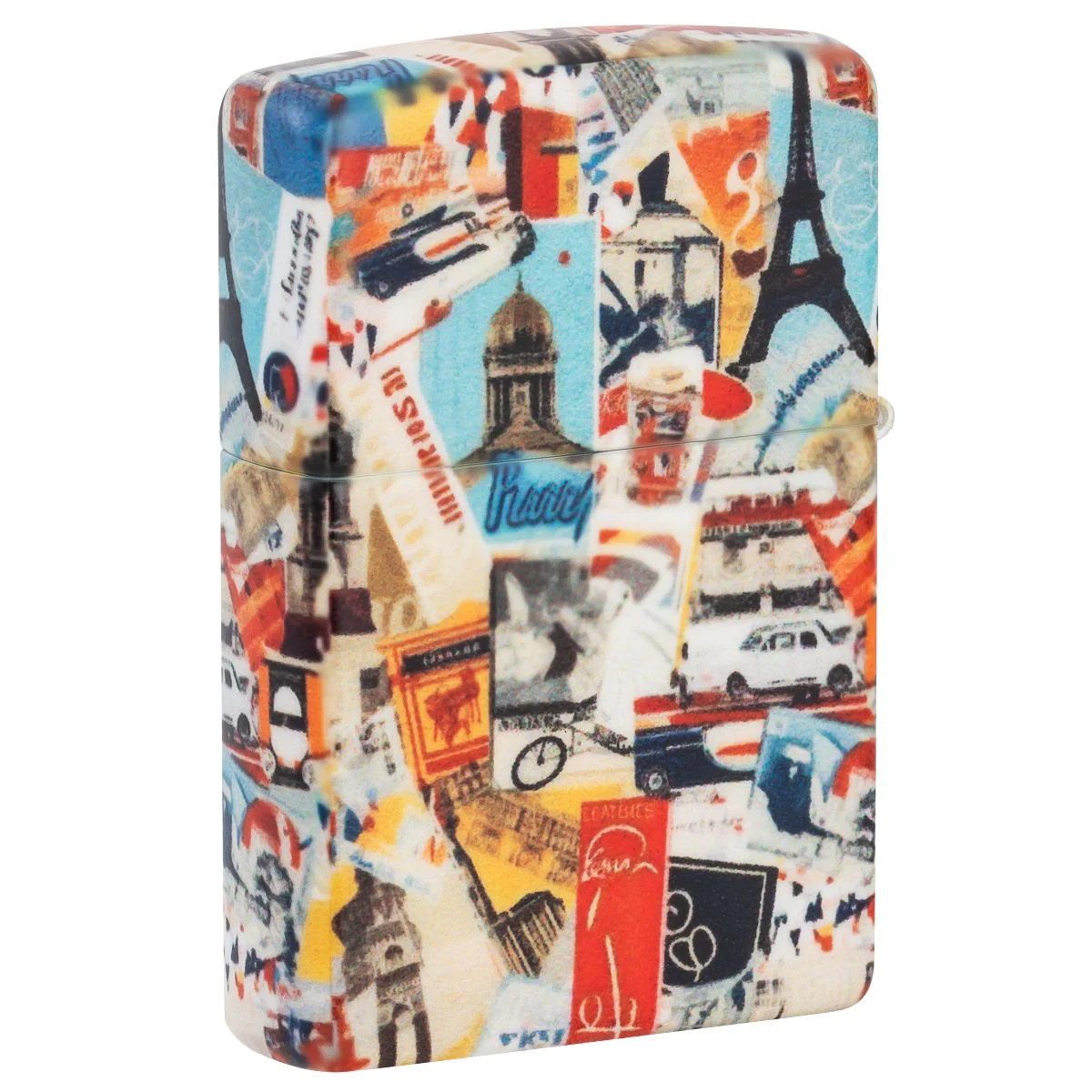Zippo Lighter: Travel Stickers - 540 Color 46351 - Image 2