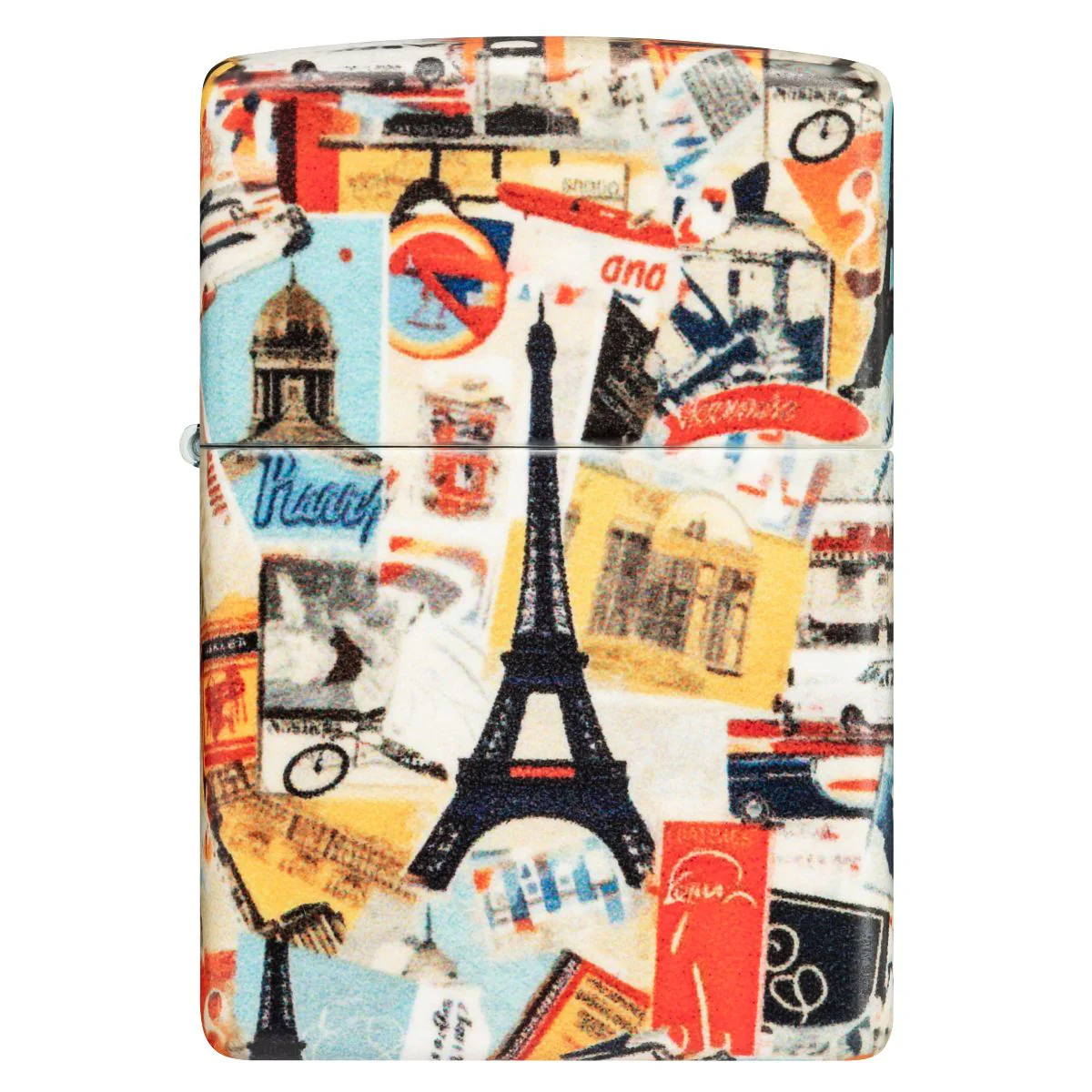 Zippo Lighter: Travel Stickers - 540 Color 46351 - Image 5