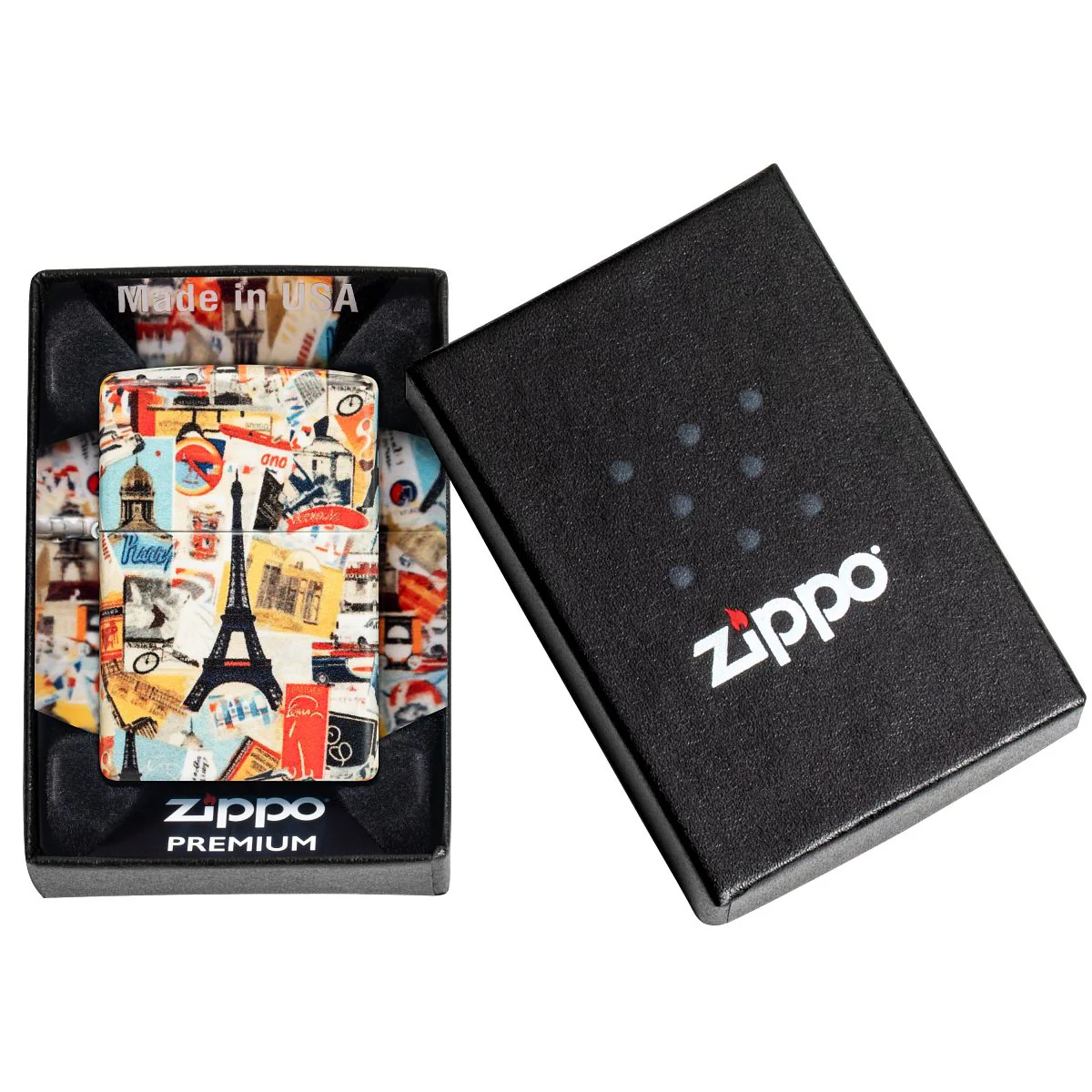 Zippo Lighter: Travel Stickers - 540 Color 46351 - Image 9