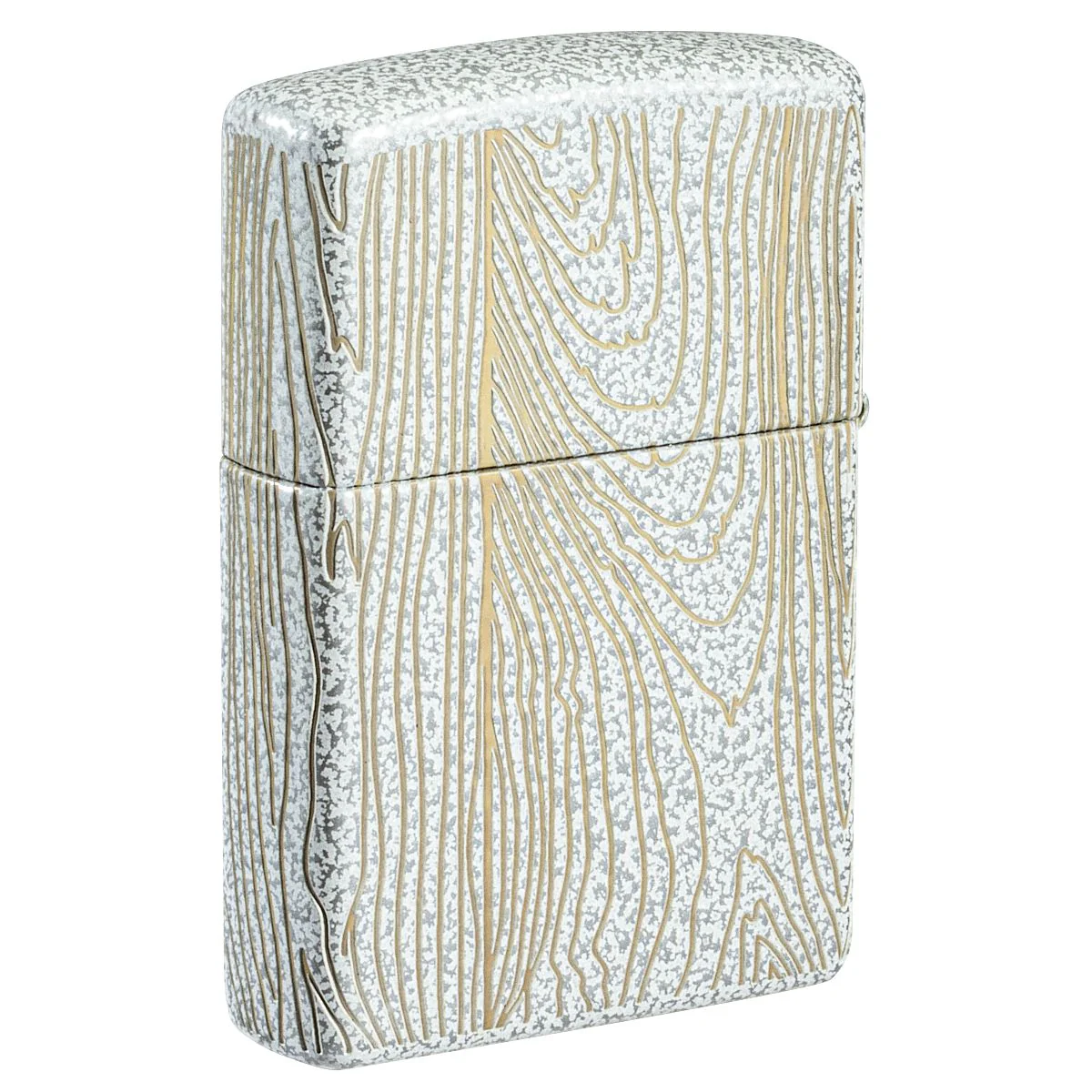 Zippo Lighter: Tree of Life Woodgrain, Laser 360 - Glacier 46697 - Image 2
