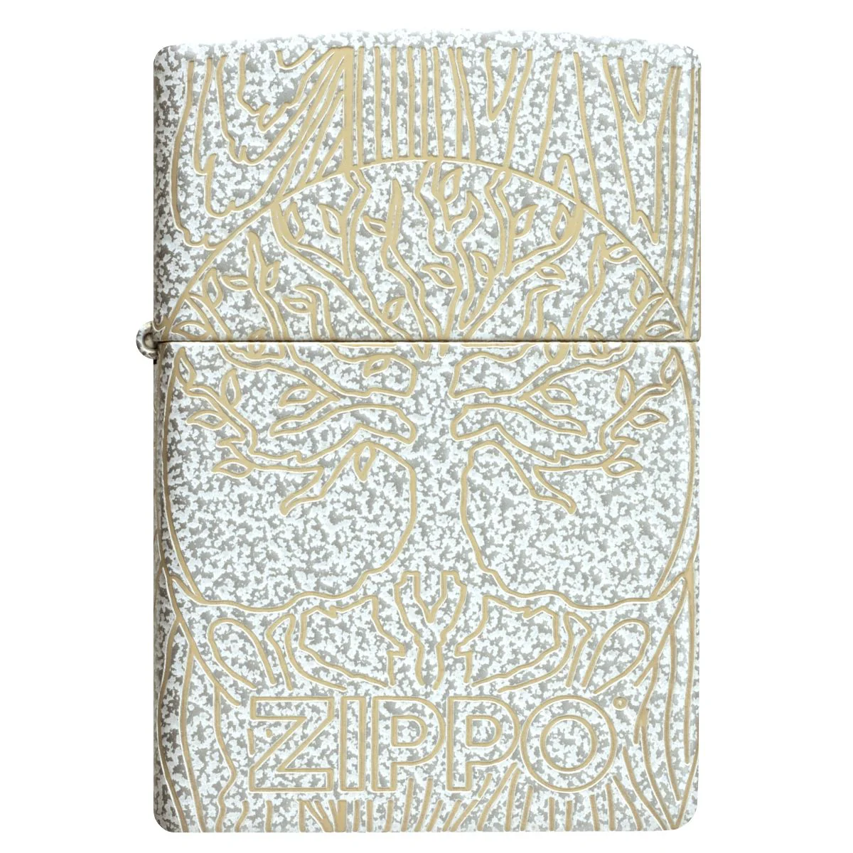 Zippo Lighter: Tree of Life Woodgrain, Laser 360 - Glacier 46697 - Image 6