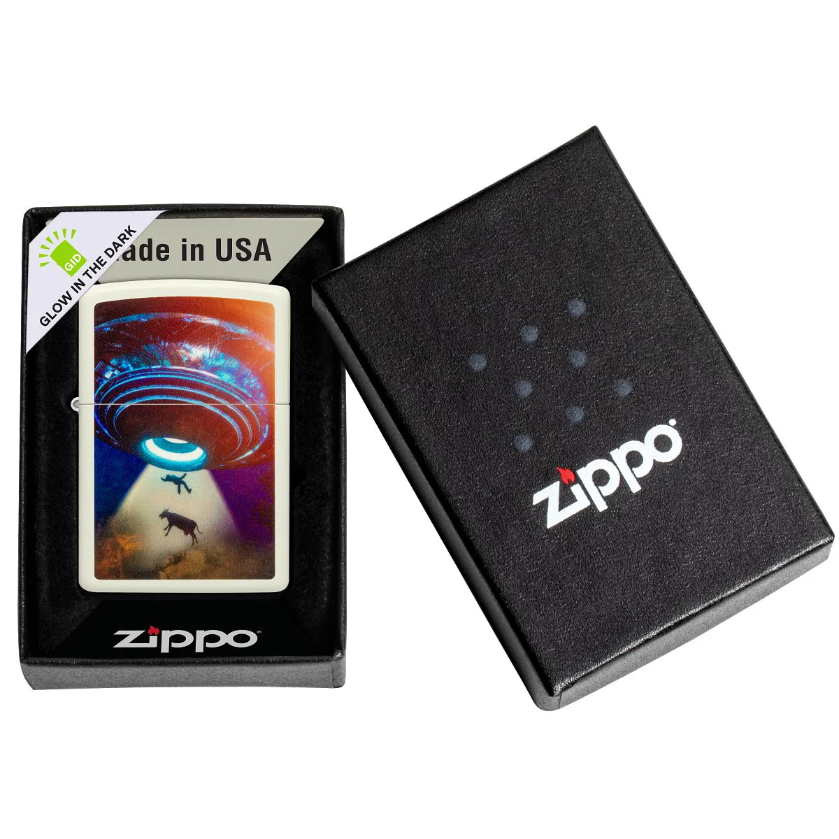 Zippo Lighter: UFO Abduction - Glow in the Dark 49838 - Image 7