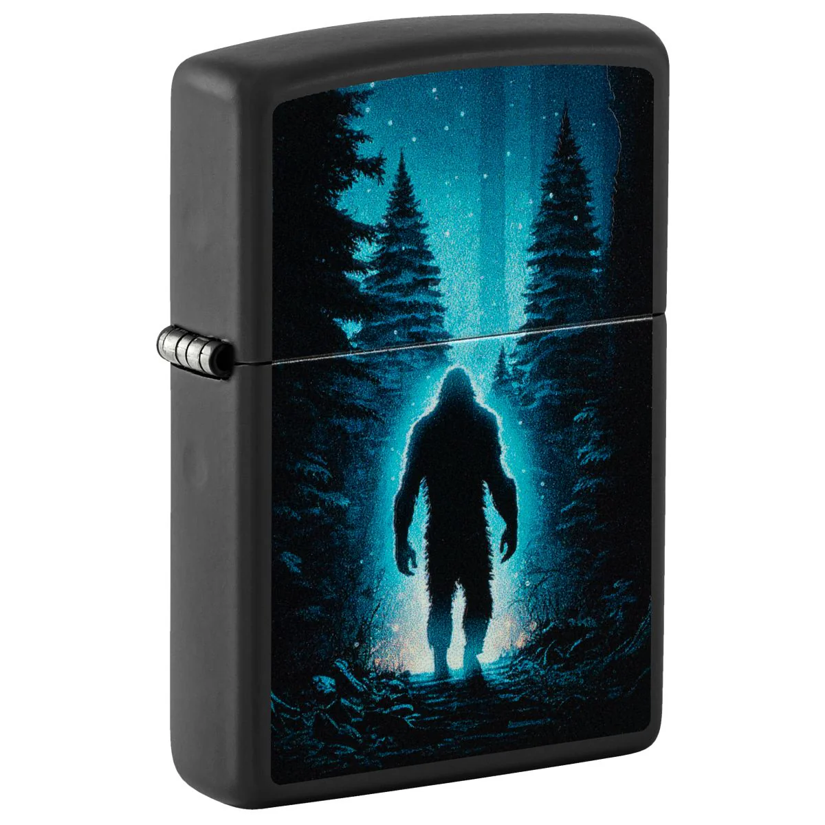 Zippo Lighter: Ultra Squatch, Blacklight - Black Matte 46819