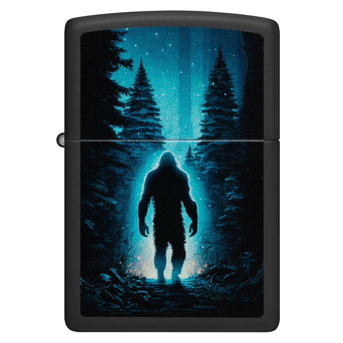Zippo Lighter: Ultra Squatch, Blacklight - Black Matte 46819 - Image 3