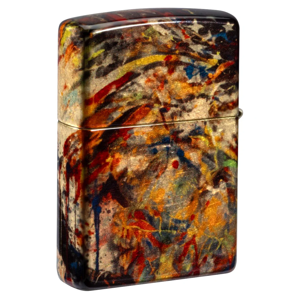 Zippo Lighter: Uncle Sam and American Flag - 540 Fusion 47145 - Image 2