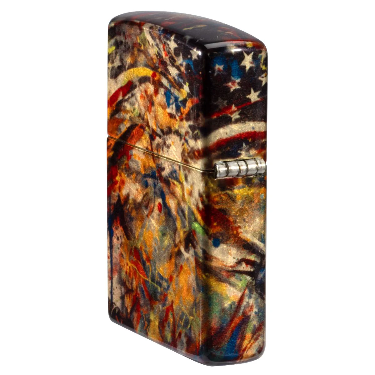 Zippo Lighter: Uncle Sam and American Flag - 540 Fusion 47145 - Image 4